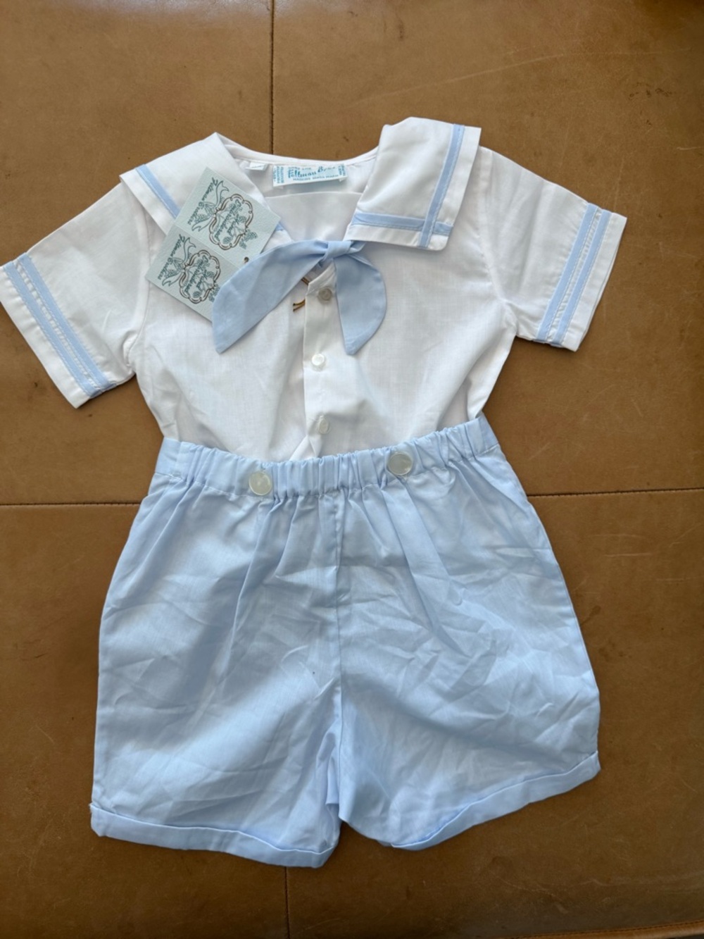 Feltman Bros Sailor Romper 12M NwT